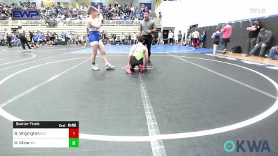 110 lbs Semifinal - Jase Coble, Cowboy Wrestling Club vs Knox Kline, HBT Grapplers