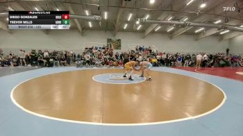 120 lbs Cons. Round 2 - Trevor Mills, Greeley West vs Diego Gonzales, Brush