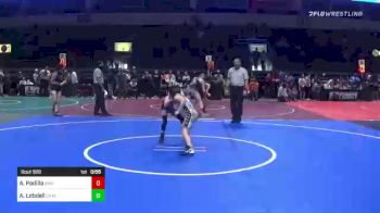 69 lbs Consi Of 8 #1 - Adrian Padilla, Basic Academy WC vs Alexander Lobdell, Chain Wrestling