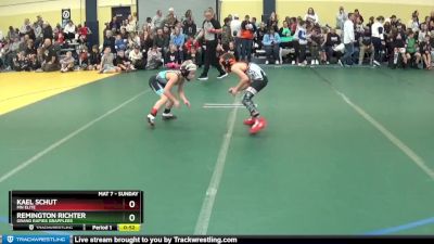 60 lbs Champ. Round 1 - Remington Richter, Grand Rapids Grapplers vs Kael Schut, MN Elite