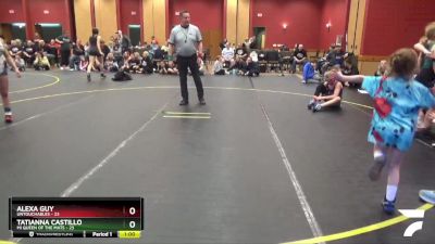 108 lbs Round 4 (6 Team) - Alexa Guy, Untouchables vs Tatianna Castillo, MI Queen Of The Mats