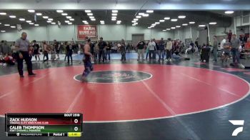 102 lbs Cons. Round 5 - Caleb Thompson, Fort Chiswell Pioneers vs Zack Hudson, Virginia Elite Wrestling Club