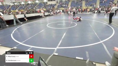 95 lbs Semifinal - Patrick Martinez, Pirates vs Braedyn Anderson, Gunnison Middle School
