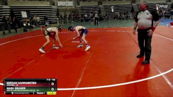 115 lbs Quarterfinal - Nash Graner, PEM (Plainview/Elgin/Millville) vs Keegan Hammarsten, Waconia