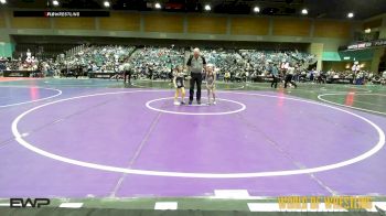 52 lbs Quarterfinal - Cal Downing, Wyoming Underground vs Kainoa Gacuma, Reign Wrestling Club
