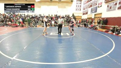 157 lbs Round Of 16 - Antonios Aspras, Foran vs Logan Shamper, Bristol Eastern