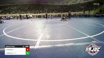 132 lbs Quarterfinal - Caleb Moates, F-5 Grappling vs Jaylin Bellamy, Tornado Wrestling