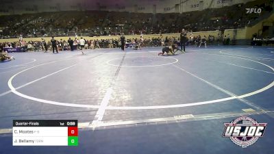 132 lbs Quarterfinal - Caleb Moates, F-5 Grappling vs Jaylin Bellamy, Tornado Wrestling