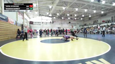 120 lbs Cons. Semi - Madison Barrett, College Park vs Sofia Sciortino, Rancho Cotate