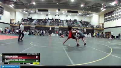 160 lbs Champ. Round 2 - Declan Gard, Rochester Wrestling Club vs Elijah Ramos-Ridley, Indiana