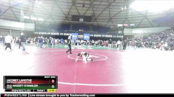 74 lbs 3rd Place Match - Jacobey Lamothe, Mat Demon Wrestling Club vs Ole Massey-O`Hanlon, NWWC