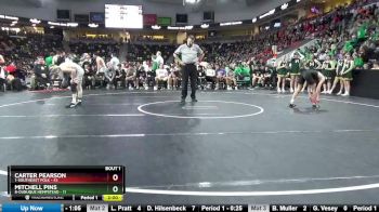 106 lbs Quarterfinal - Carter Pearson, 1-Southeast Polk vs Mitchell Pins, 8-Dubuque Hempstead