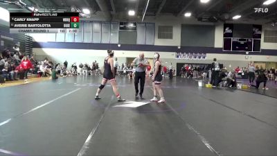 190 lbs Champ. Round 1 - Averie Bartolotta, Dubuque Senior vs Carly Knapp, Western Dubuque