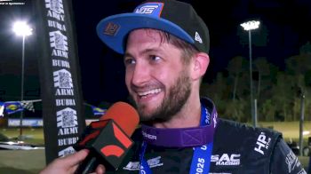 Justin Grant Reacts To Wednesday USAC Sprint Car Win At Ocala Speedway