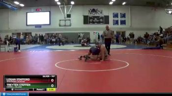 197 lbs Cons. Round 1 - Treyten Steffen, Cornell College vs Logan Stafford, Wisconsin-LaCrosse