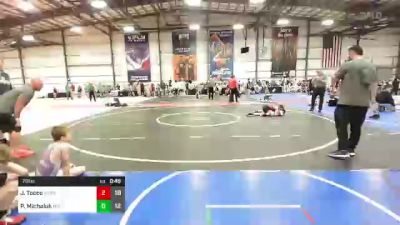 75 lbs Rr Rnd 3 - Jaxson Tocco, SVRWC Red vs Peter Michaluk, Buffalo Valley Elem