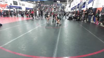 132 lbs Champ. Round 1 - Ferrah Calderon, Perris vs Clarissa Cisneros, Northview