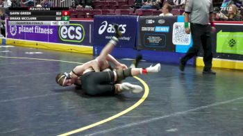 139 lbs Quarterfinal - Gavin Green, Delone Catholic vs Drake McClure, Bentworth