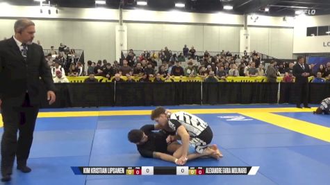 Alexandre Faria Molinaro vs Kim Kristian Lipsanen 2024 World IBJJF Jiu-Jitsu No-Gi Championship