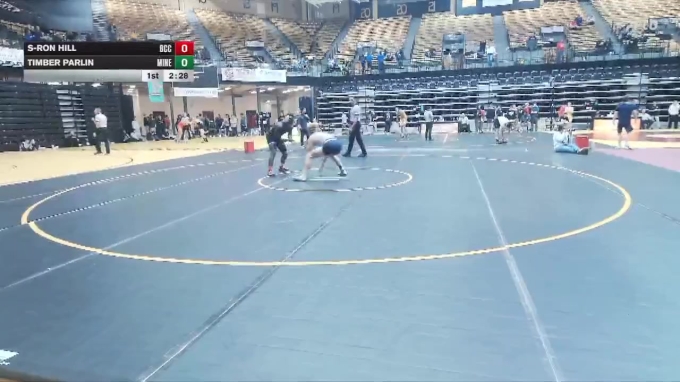 184 lbs Semifinal - S-Ron Hill, Barton CC vs Timber Parlin, Colorado ...