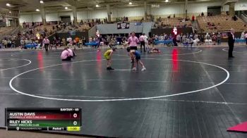 65 lbs 3rd Place Match - Riley Hicks, Rabbit Wrestling Club vs Austin Davis, Nolensville Wrestling Club