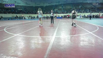 110 lbs Consi Of 8 #2 - Aubree Torres, Kingfisher YellowJackets vs Brooklyn Mengers, McAlester