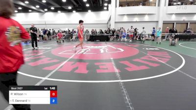 187 lbs C-semi - Peter Wilson, Tn vs Tracey Dennard, Tn