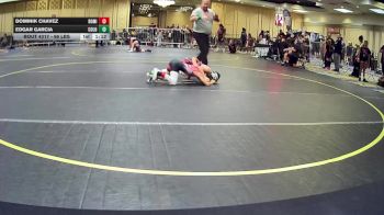 66 lbs Quarterfinal - Dominik Chavez, Dominate WC vs Edgar Garcia, Colorado Outlaws