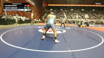 2A-285 lbs 5th Place Match - Elyott Gorsuch, Moorcroft vs Roland Burton, Wyoming Indian