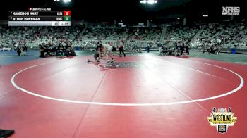 B5A-132 lbs Champ. Round 1 - Kameron Hart, Glenpool vs Ayden Huffman, Bishop McGuinness