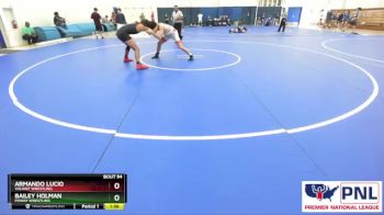 160 B Round 2 - Armando Lucio, Valiant Wrestling vs Bailey Holman, Poway Wrestling