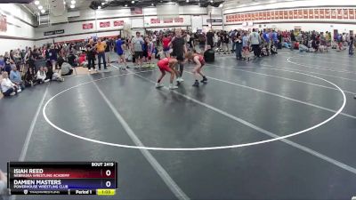 87 lbs Semifinal - Isiah Reed, Nebraska Wrestling Academy vs Damien Masters, Powerhouse Wrestling Club