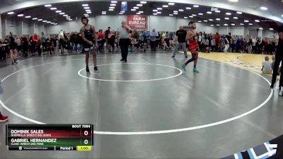 108 lbs Cons. Round 5 - Dominik Sales, Guerrilla Wrestling (GWA) vs Gabriel Hernandez, Clinic Wrestling FXBG