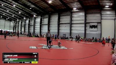 50 lbs Quarterfinal - Abby Bradley, Black Mambas vs Charlee Lane, HWA