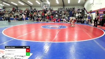 145 lbs Quarterfinal - Ashlynn Ybarra, Bixby HS Girls vs Adyson Nida, Perry Girls Wrestling Club