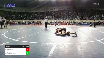 94 lbs Round Of 32 - Cash Bratt, Chickasha Wrestling vs Joseph Reeves, Midwest City Bombers