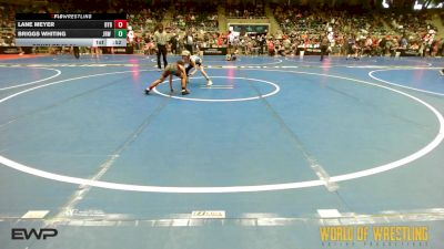67 lbs Consi Of 32 #1 - Lane Meyer, Backyard Brawlers vs Briggs Whiting, JRW Jake Reicin Wrestling