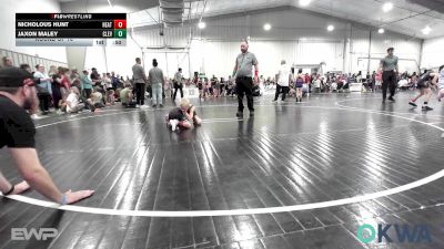 46 lbs Round Of 16 - Nicholous Hunt, Heat vs Jaxon Maley, Cleveland Takedown Club