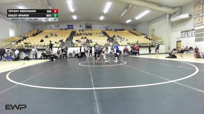 135 lbs Rr Rnd 1 - Tiffany Breshears, Broken Arrow Girls HS vs Bailey Sparks, Miami HS Girls