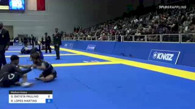 GREGORY BATISTA PAULINO vs RODRIGO LOPES MARTINS 2021 World IBJJF Jiu-Jitsu No-Gi Championship