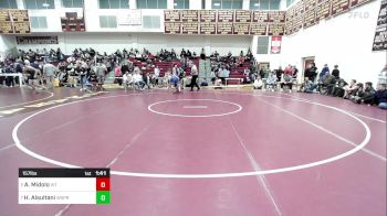 157 lbs Quarterfinal - Anthony Midolo, Whittier vs Harith Alsultani, West Springfield