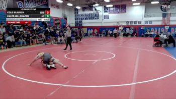 125 lbs Finals (2 Team) - Caleb Hillshafer, Lakeland vs Cole Blalock, Huntingdon