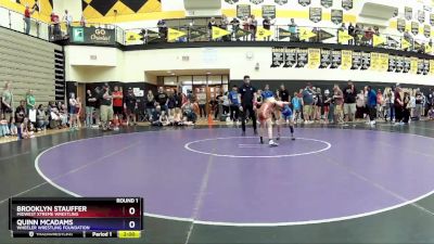 67-73 lbs Round 2 - Tatiana Hicks, Jennings County Wrestling Club vs McKyla Fink, Hammer Down Academy