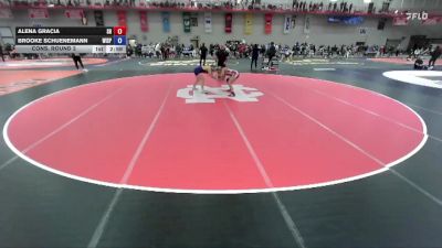 145 A Cons. Round 2 - Alena Gracia, Sacred Heart vs Brooke Schuenemann, Wisconsin-Stevens Point