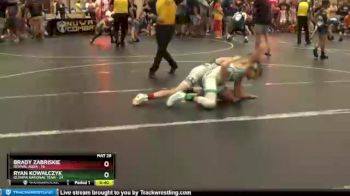 82 lbs Round 5 (6 Team) - Brady Zabriskie, Revival Aqua vs Ryan Kowalczyk, Olympia National Team