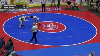 124 lbs Quarterfinal - Jackson LaMotta, Great Valley vs Amari Jenkins, Cathedral Prep