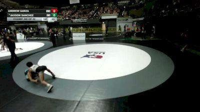 96 lbs Champ. Rd Of 32 - Andrew Garza, Madera Wrestling Club vs Jaxson Sanchez, Delta Wrestling Club