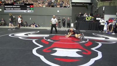 159 lbs Round Of 16 - Brandon England, Paso Robles vs Mark Del Bosque, Clovis North