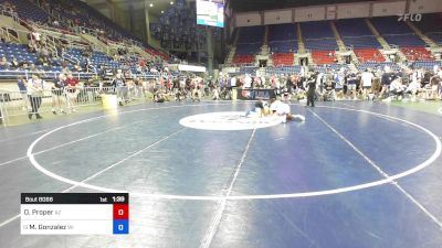 132 lbs Cons 8 #1 - Owen Proper, AZ vs Max Gonzalez, WI