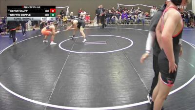 190 lbs Cons. Round 5 - Asher Olliff, Dallas vs Griffin Copple, Cascade